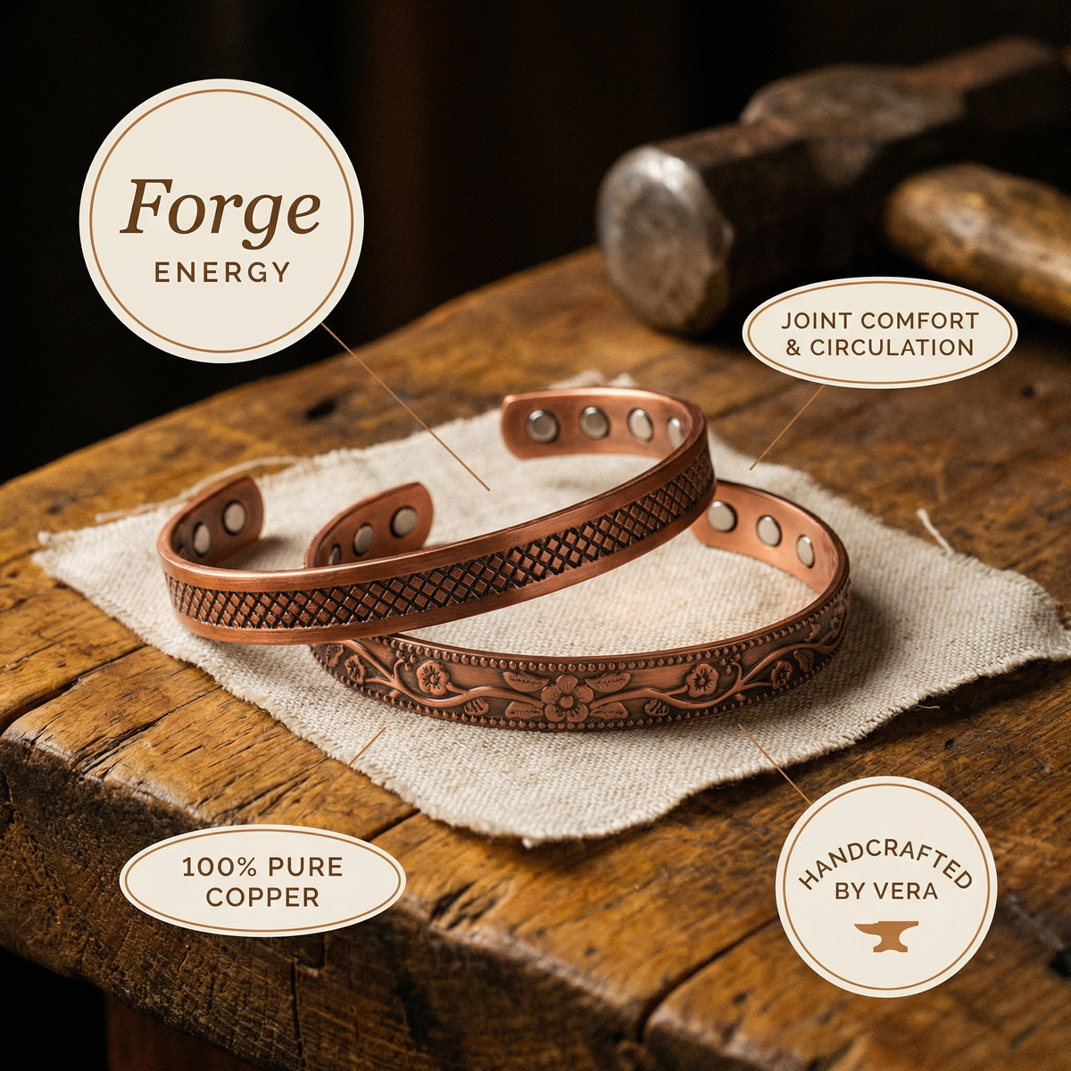 Koperen set – Smidse