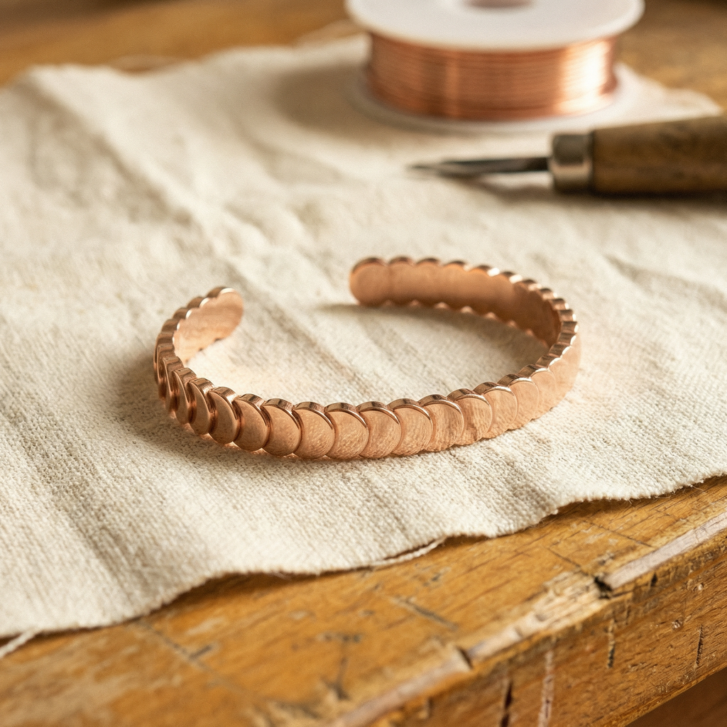 Koperen armband – Getij III