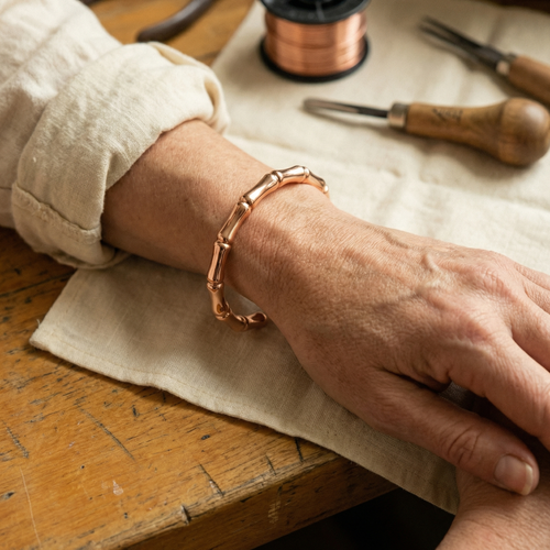 Koperen armband – Bosje III
