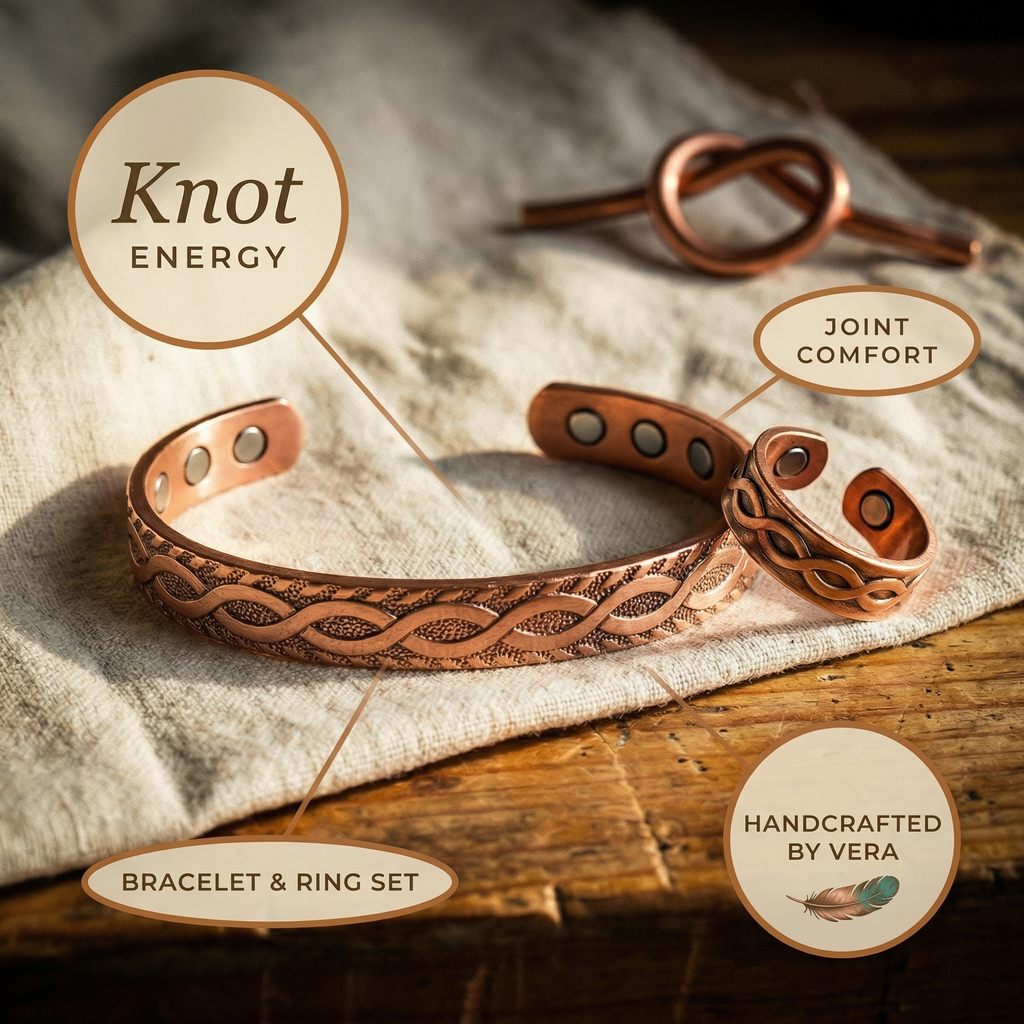 Koperen set – Knoop