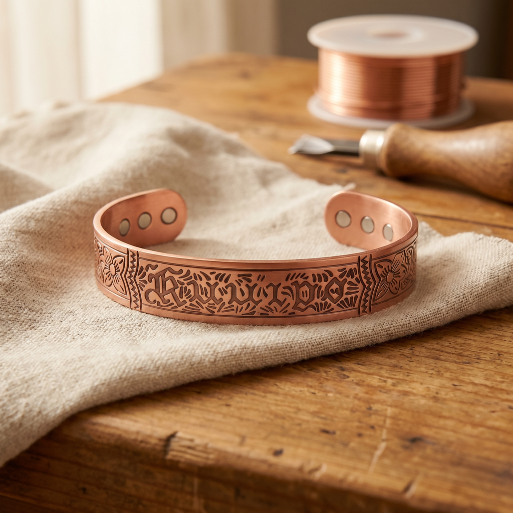 Koperen armband – Drift