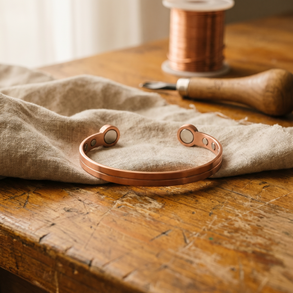 Koperen armband – Lont