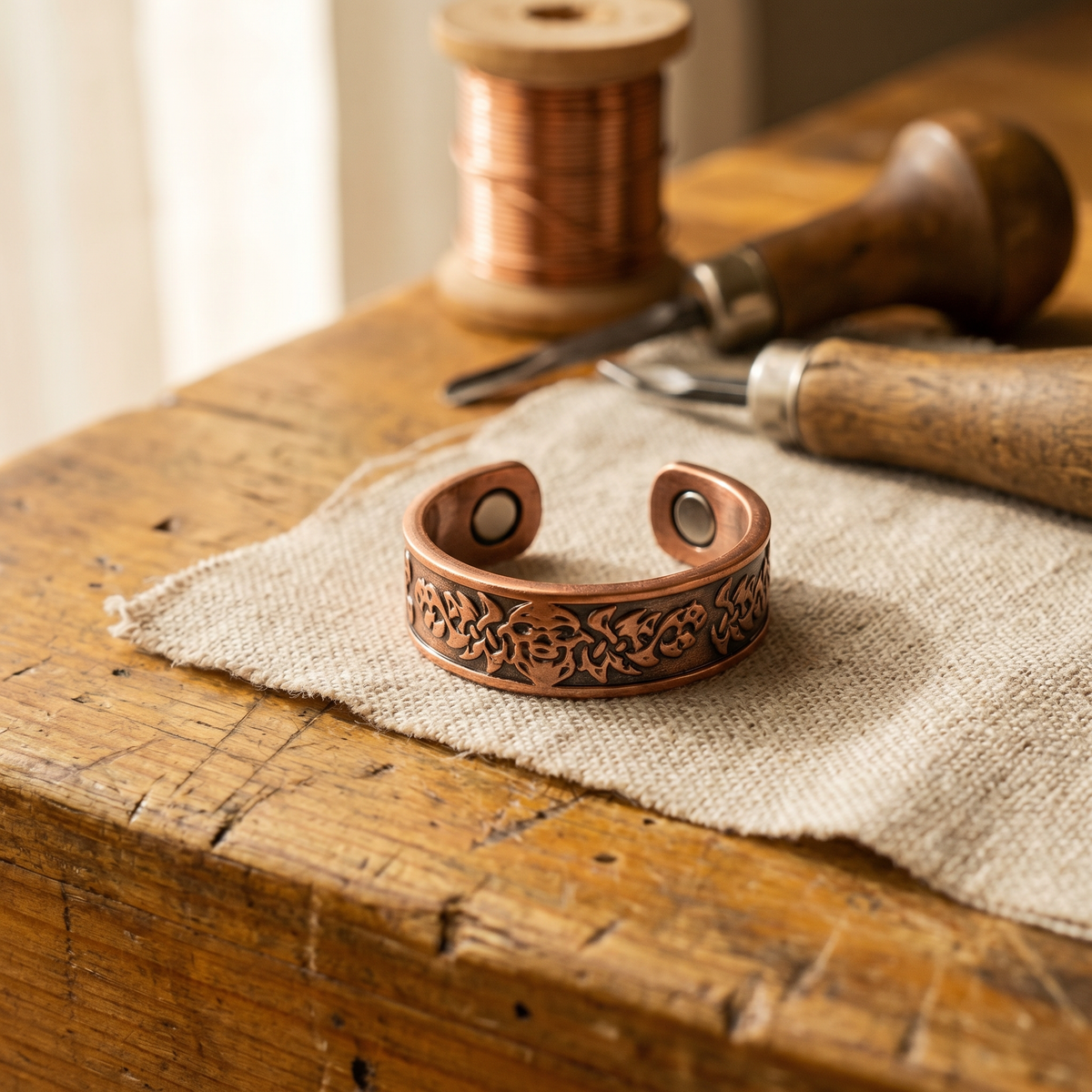 Koperen ring – Klei