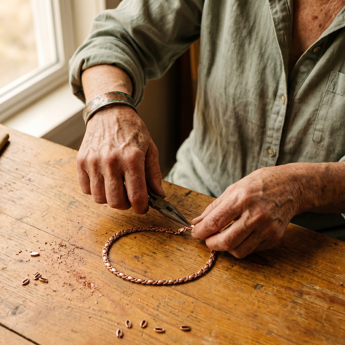 Koperen ketting – Ceder