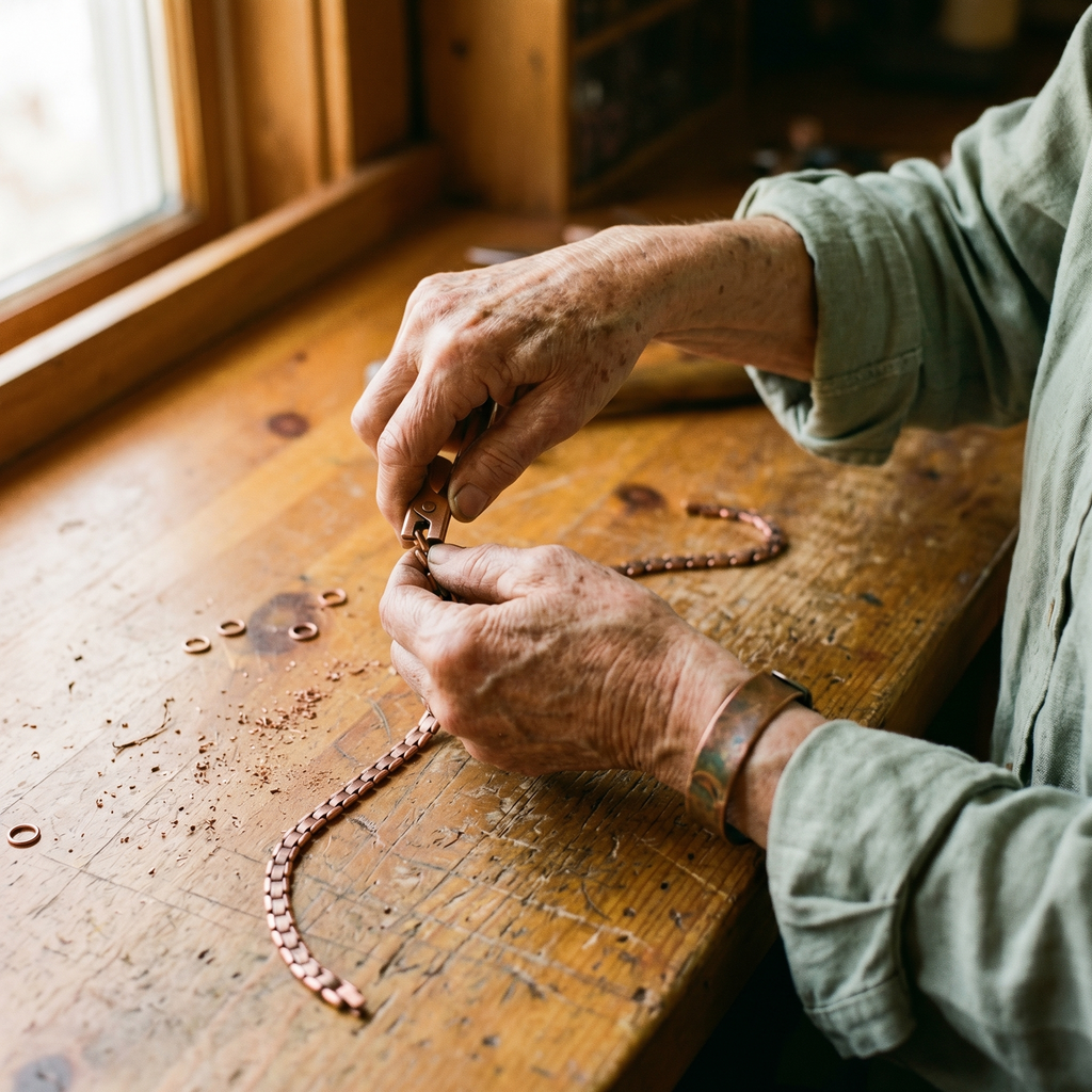 Koperen ketting – Waas
