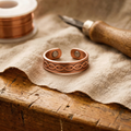Koperen ring – Houtskool