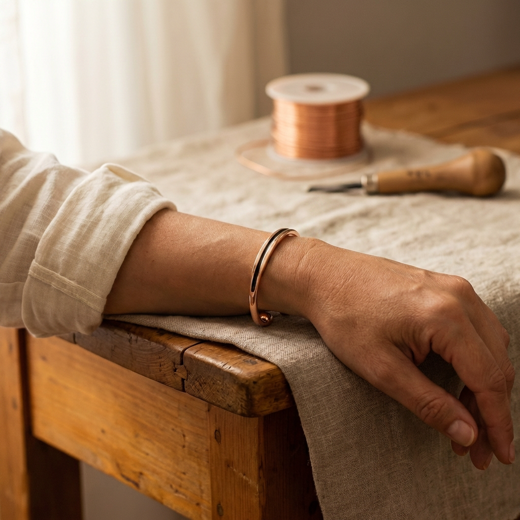 Koperen armband – Ader