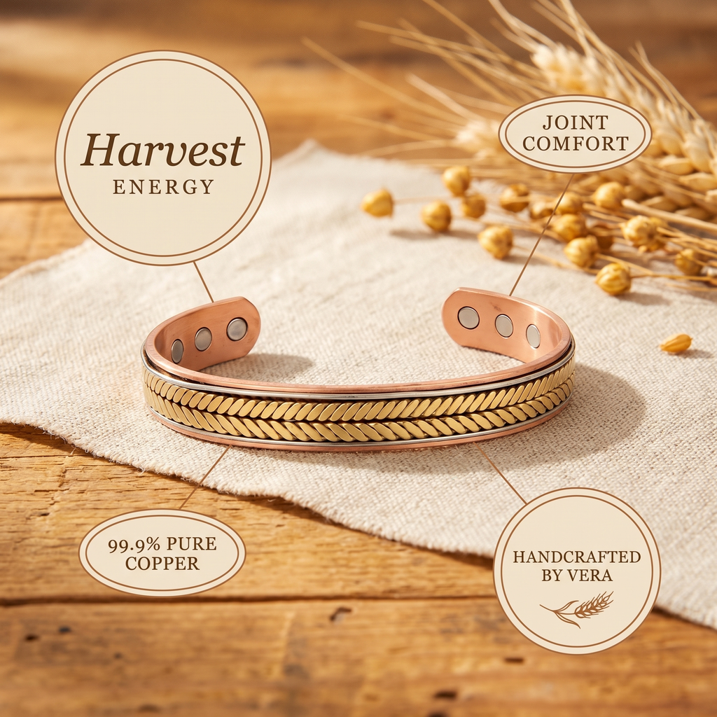 Koperen armband – Oogst