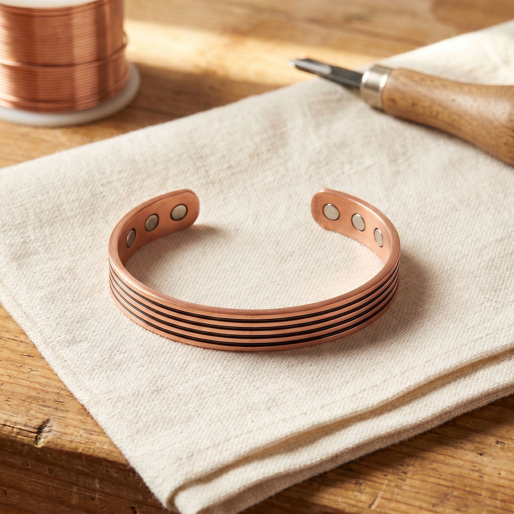 Koperen armband – Salie