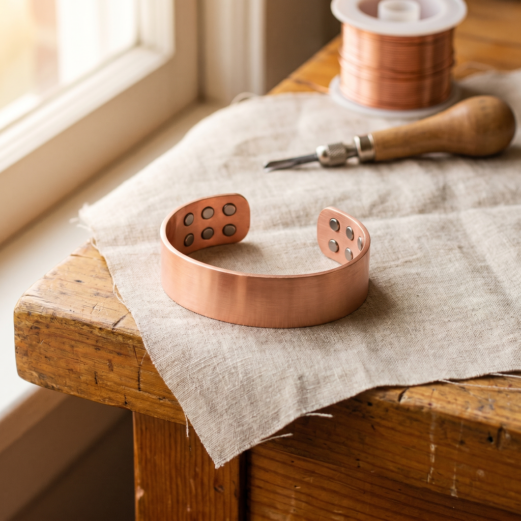 Koperen armband – Aambeeld
