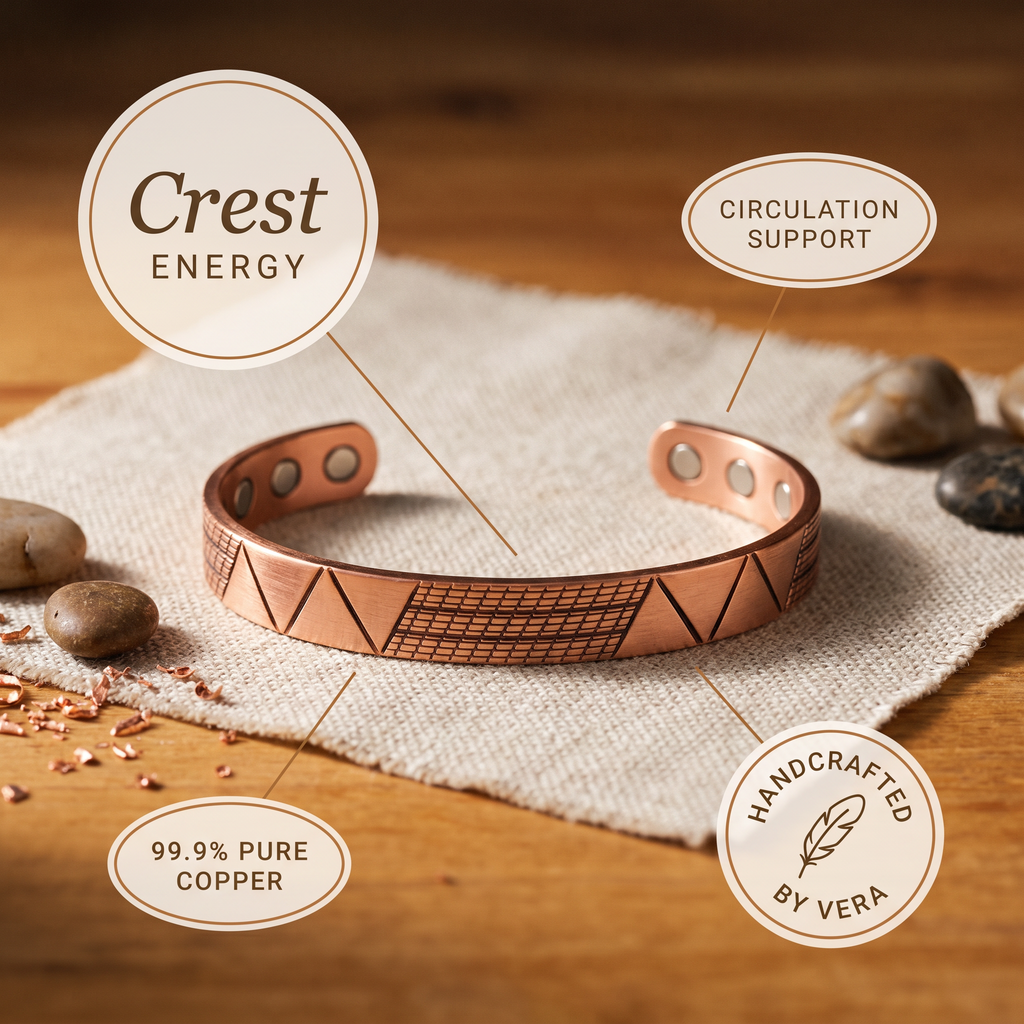 Koperen armband – Kam