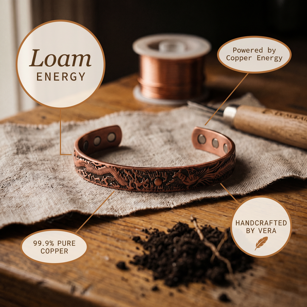 Koperen armband – Leem