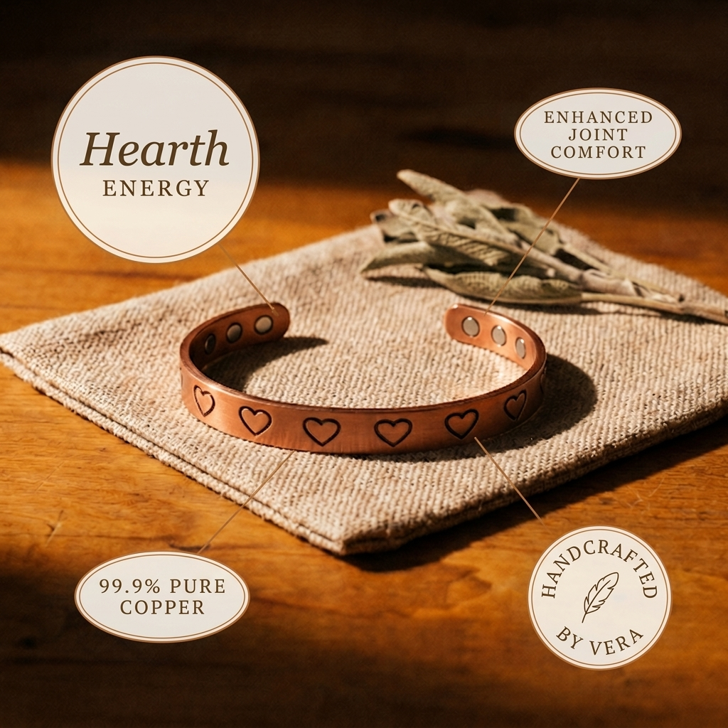 Koperen armband – Haard