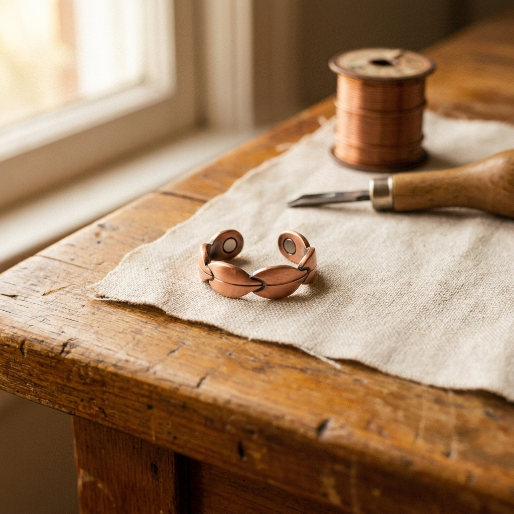 Koperen ring – Verbinding