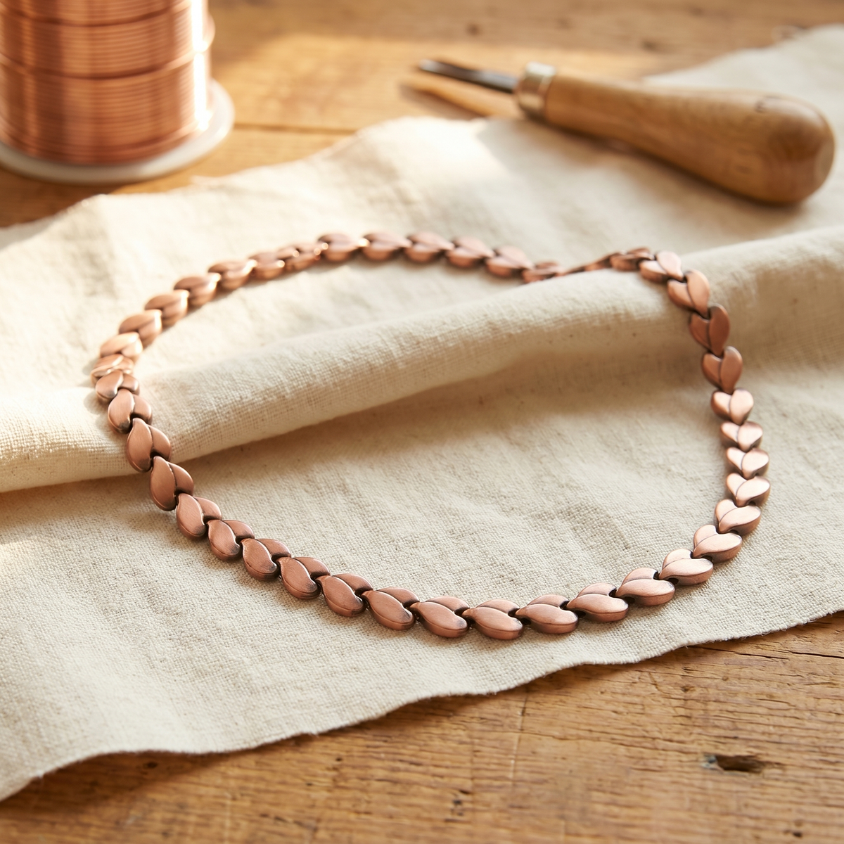 Koperen ketting – Doornroos