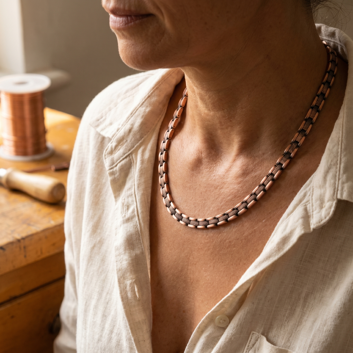 Koperen ketting – Waas
