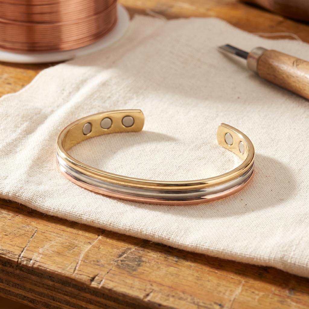 Koperen armband – Berg