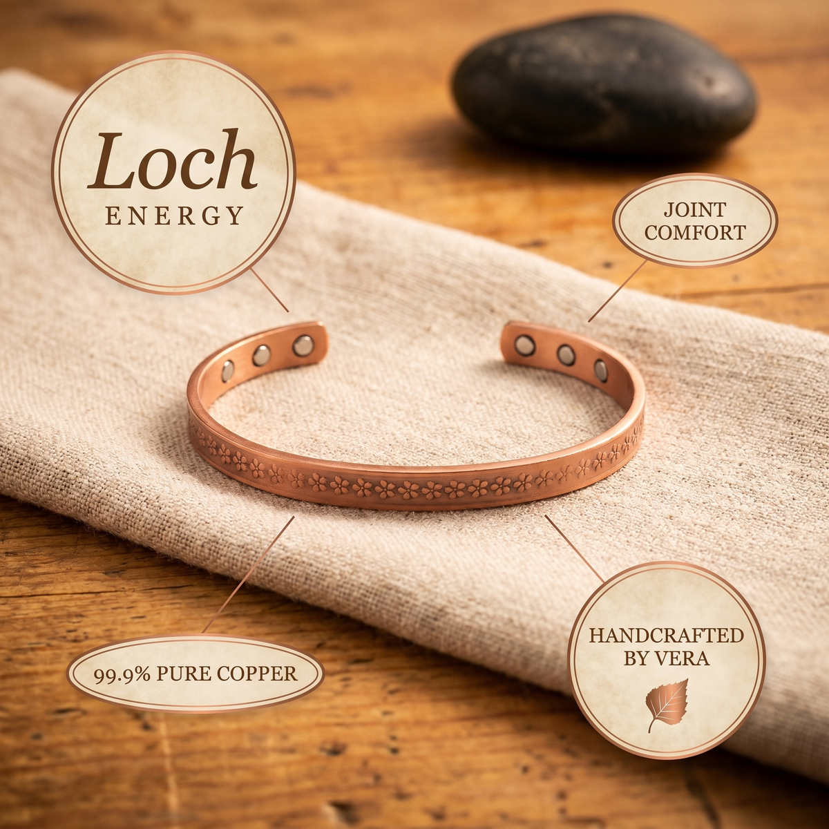 Koperen armband – Meer
