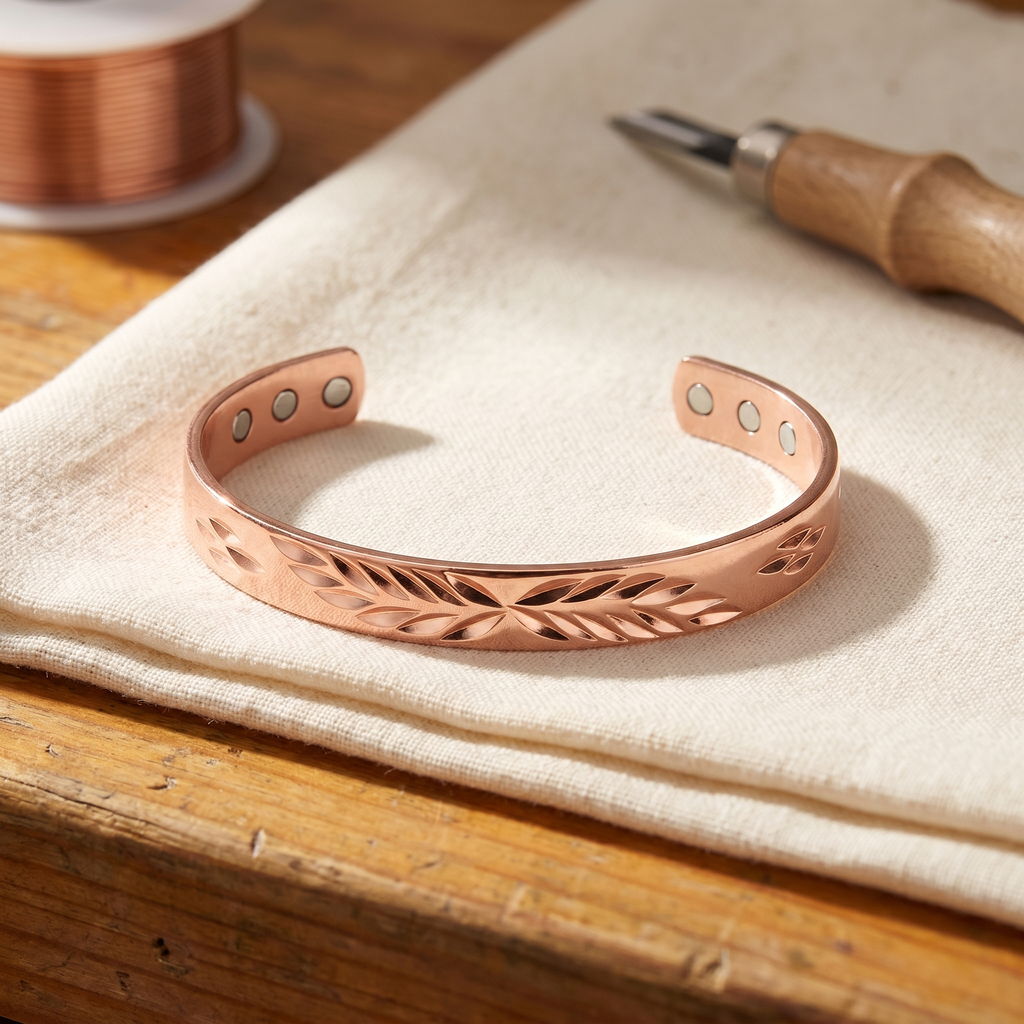 Koperen armband – Maanlicht