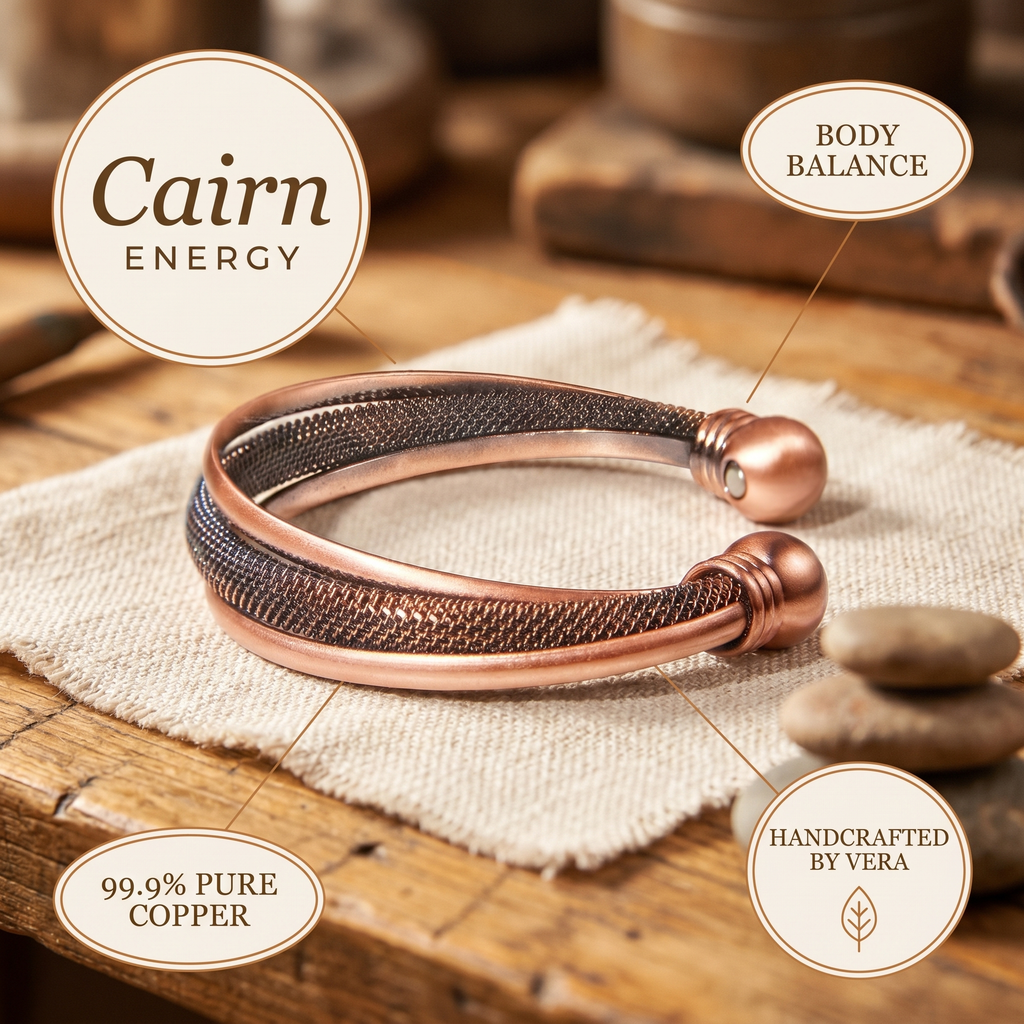 Koperen armband – Steenman