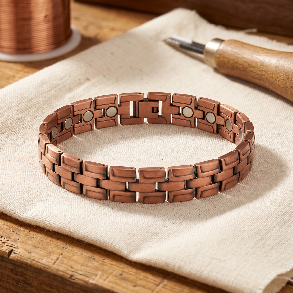 Koperen herenarmband – Brem