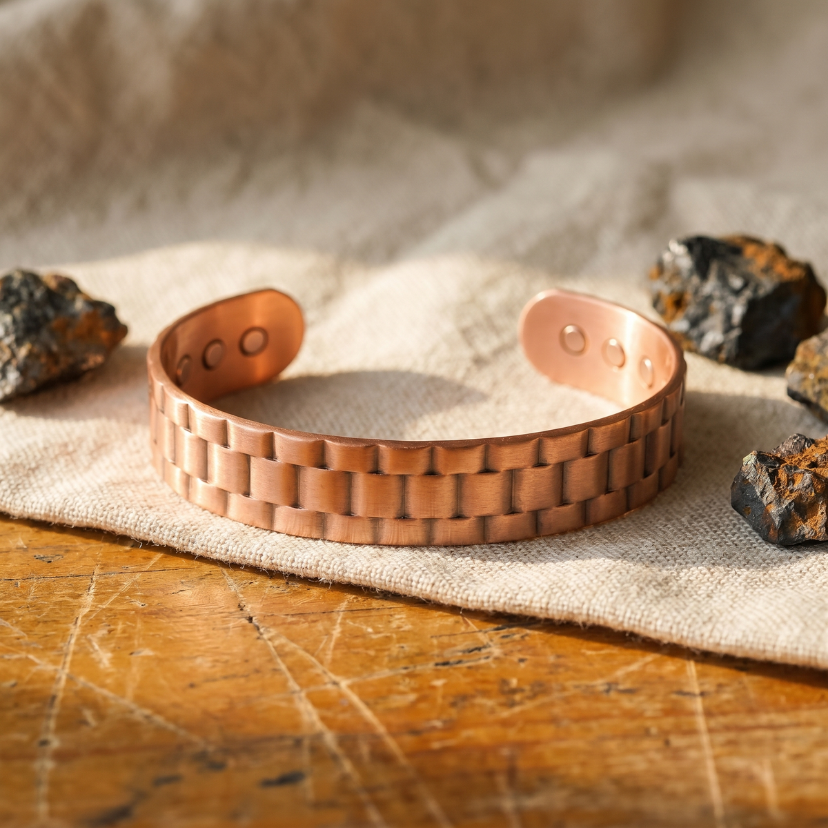 Koperen herenarmband – Erts