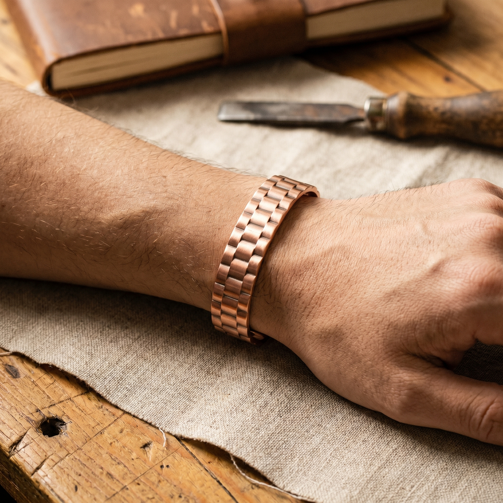 Koperen herenarmband – Erts