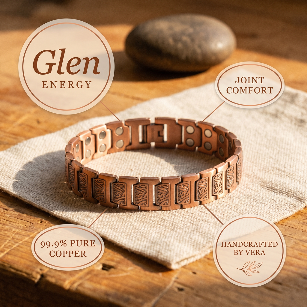 Koperen herenarmband – Kloof