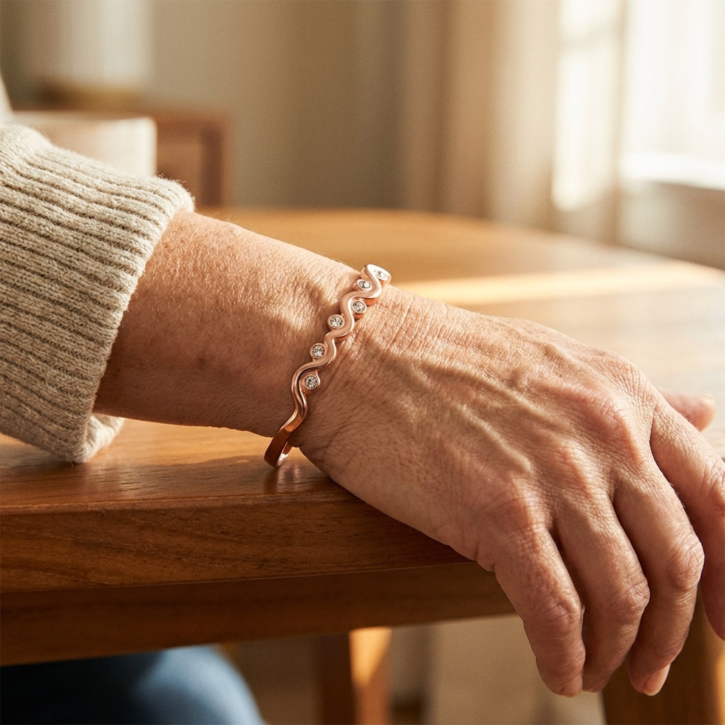 Koperen armband – Leeuwerik