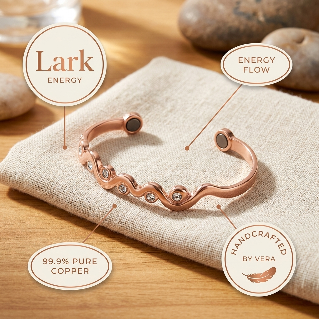 Koperen armband – Leeuwerik