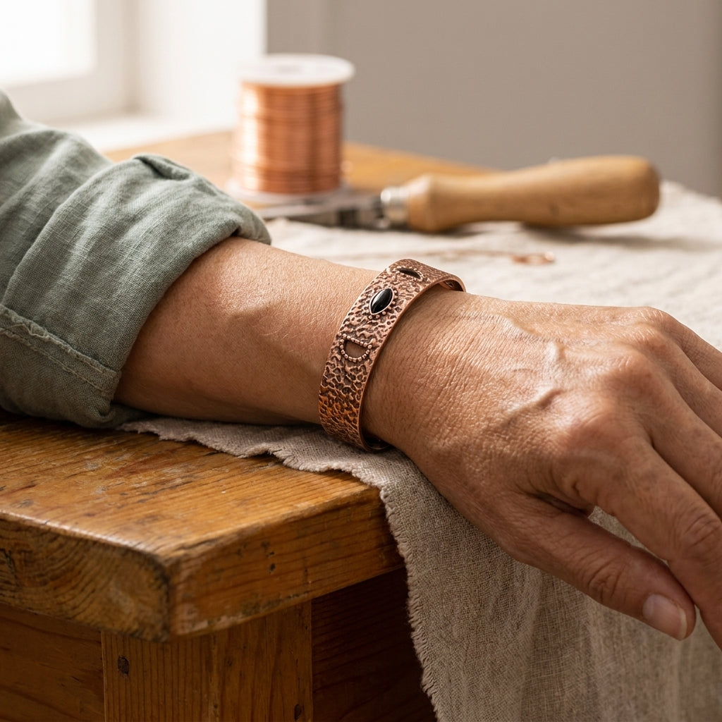 Koperen armband – Nevel