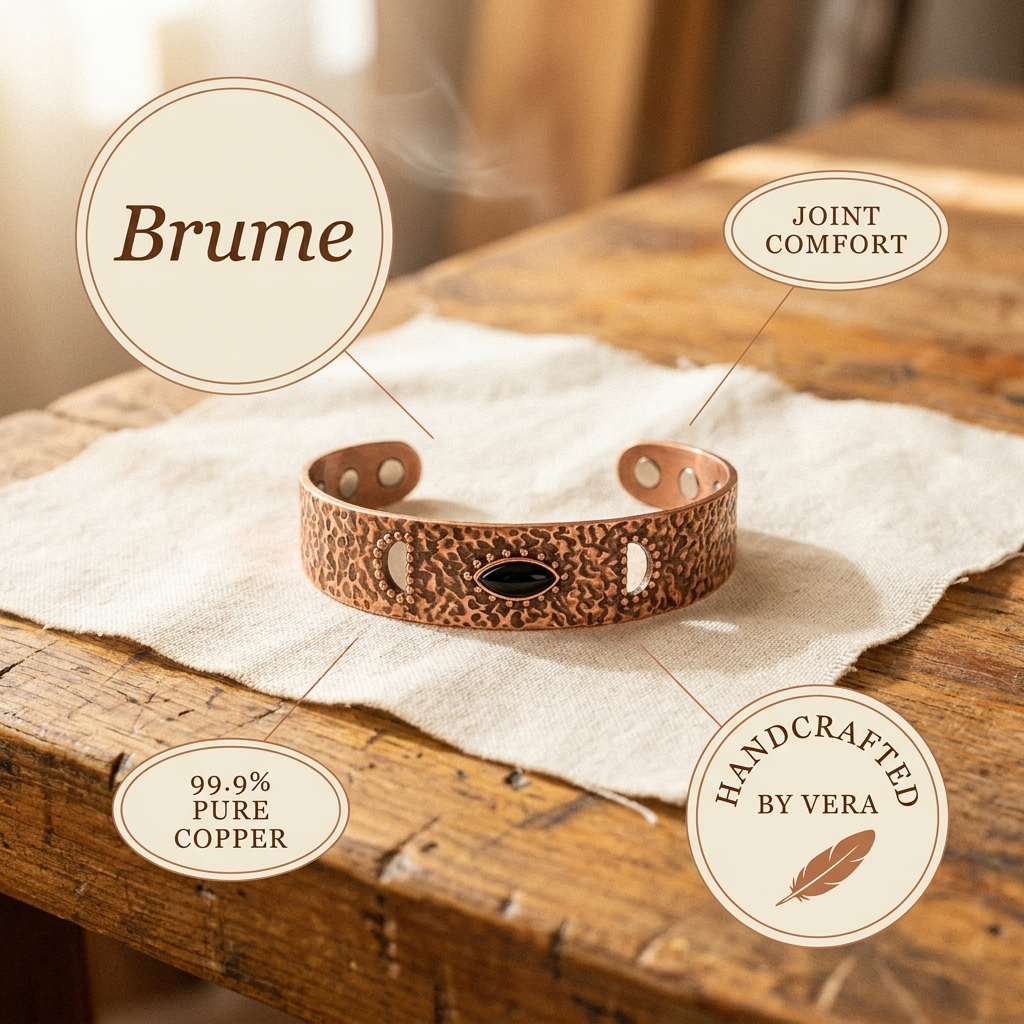 Koperen armband – Nevel