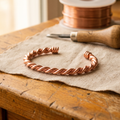 Koperen armband – Veer
