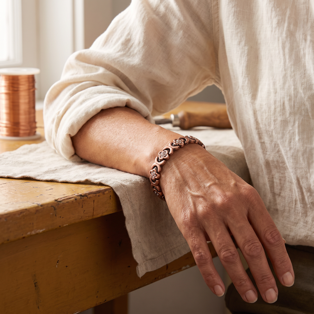Koperen armband – Kiel