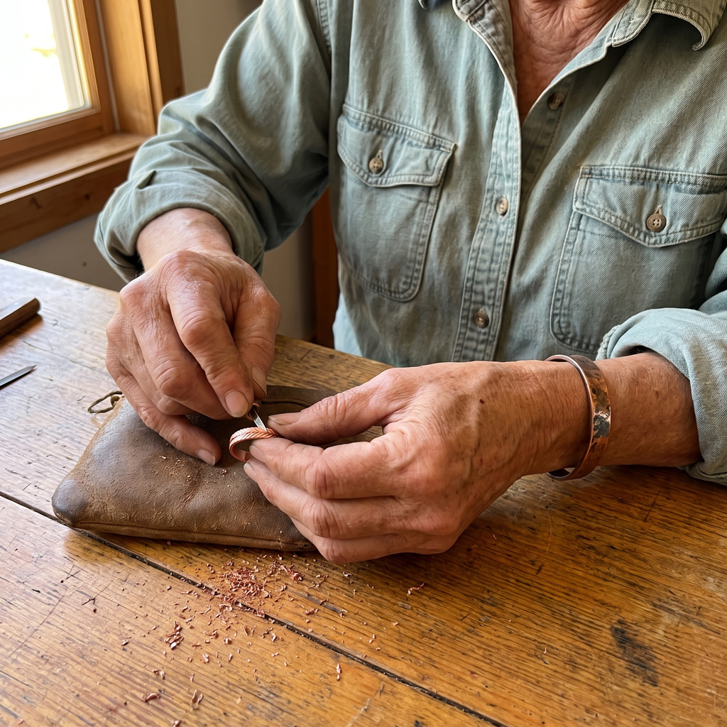 Koperen ring – Wortel