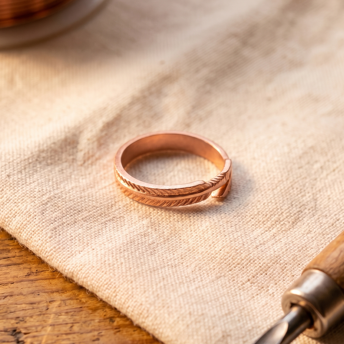 Koperen ring – Wortel