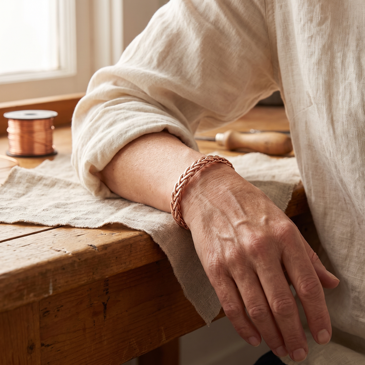 Koperen armband – Braam