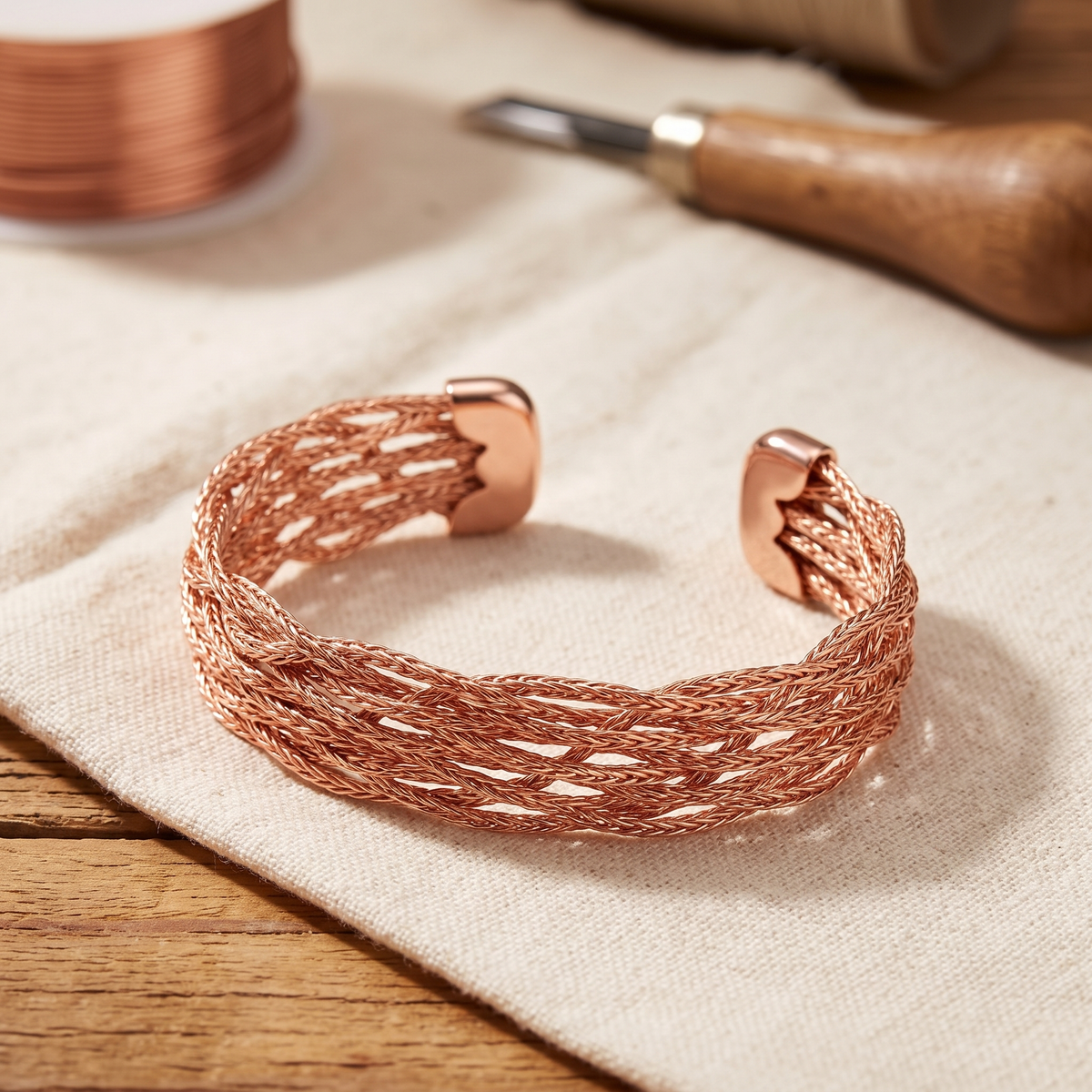 Koperen armband – Eland