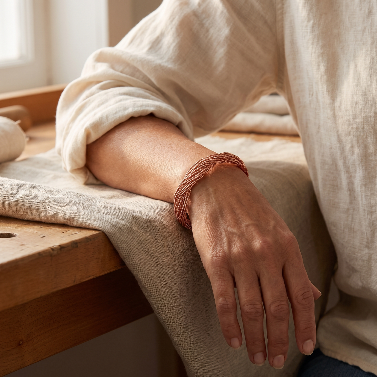 Koperen armband – Vink