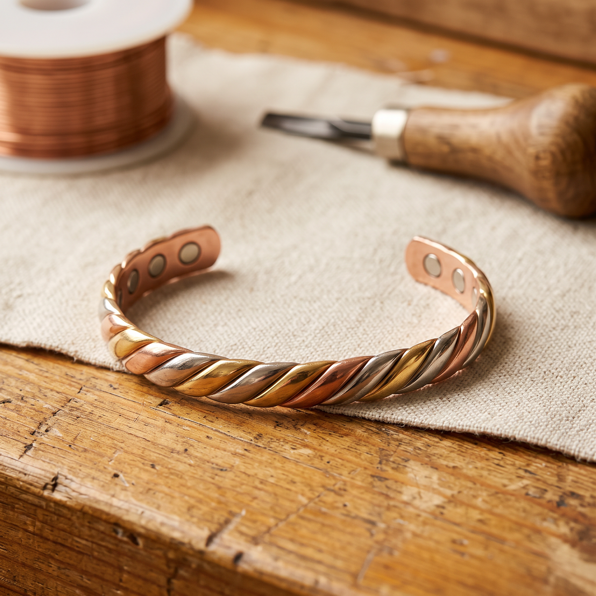Koperen armband – Veen