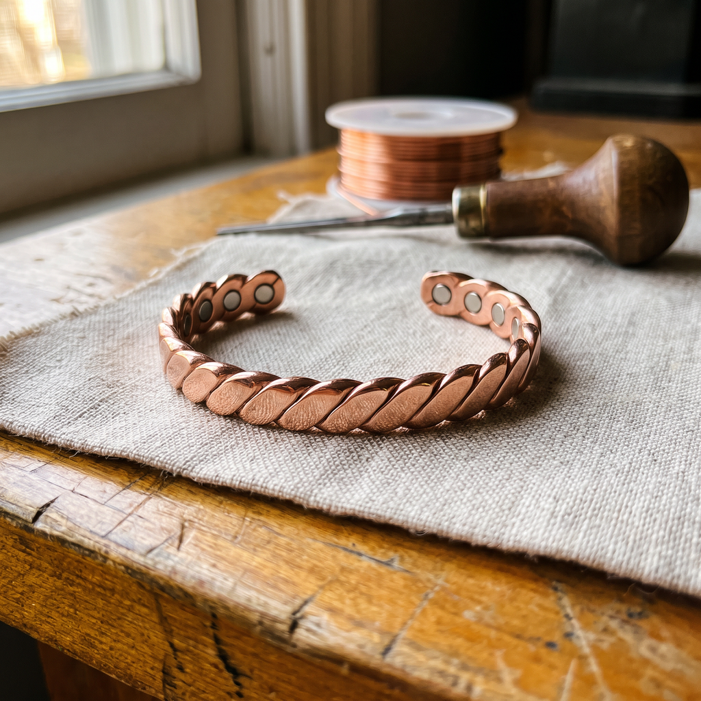 Koperen armband – Tak